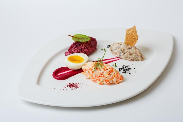 Szybkie danie na talerzu